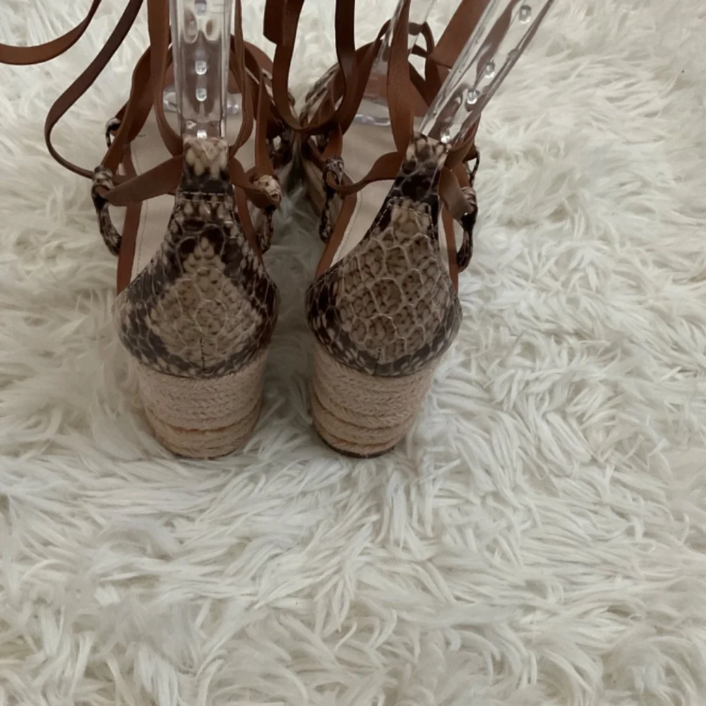 Louise Et Cie Renz‎ Leather Espadrille Platform Sandals - Size 7.5